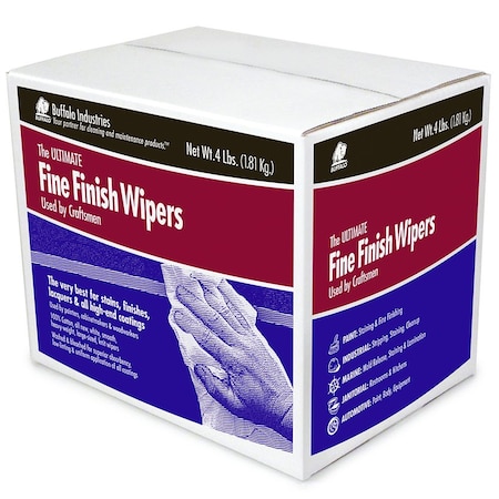 Buffalo Industries 4 Lb  Fine Finish Prem Knit Rags 12036